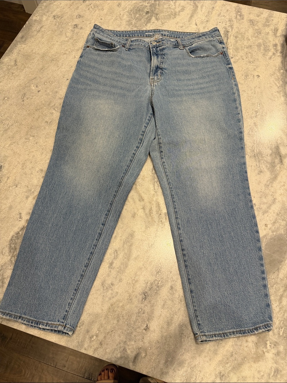 Old Navy Light Blue Straight Leg Women's Jeans
